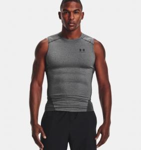 UNDER ARMOUR Майка-топ из лайкры Under Armor HeatgearВ серая