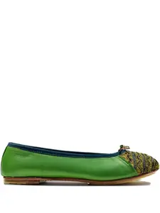 Балетки Mississipi с украшением Meher Kakalia, зеленый