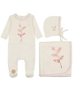 Mon Tresor Набор для новорожденного со стебельчатым швом