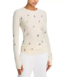 Футболка с длинным рукавом Aqua Alexa Ski - эксклюзив Aqua, белый