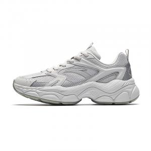 Anta Женские низкие кроссовки Little Millennium Low top Casual Chunky Sneakers Cumulus Gray/Silver