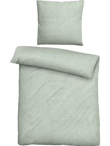 Постельное белье цвета шалфея Biberna, 135x200 см (80x80 см)