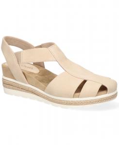 Женские сандалии на танкетке Freeport Easy Street, Light Beige