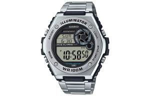 Мужские молодежные серые часы MWD-100HD-1A CASIO