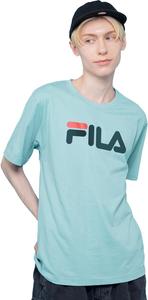 Мужская хлопковая футболка Fila FH7301 с коротким рукавом и большим логотипом, синий
