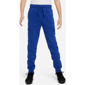 Брюки спортивные флисовые с рисунком карго Nike, синий