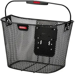 Корзина для велосипеда KlickFix "Корзина на переднее колесо Uni", черный