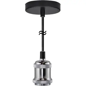 Подвесной светильник XTRA LINE E27, Чикаго Segula, серебристый