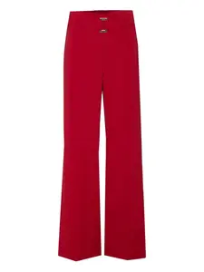 Брюки с поясом и молнией по бокам Patrizia Pepe, красный