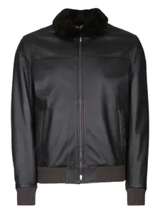 Однобортный пиджак Cesare Attolini, коричневый