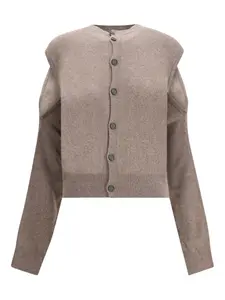 Кардиган на пуговицах ALAINPAUL, нейтральный