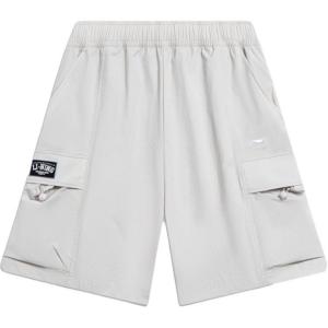Шорты повседневные LiNing Sports Life Collection мужские светло-дымчато-серые Light Smoke Gray