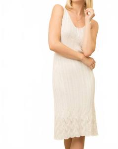 Платье-свитер с присборенной талией, зимнее белое Mystree, Winter White