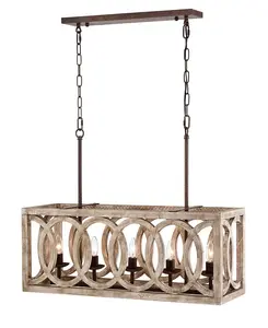 30-Дюймовая люстра Laurentina с 5 лампами для внутреннего освещения Home Accessories, brown