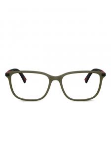 Prada Linea Rossa rectangle-frame очки, зеленый