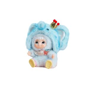 LETSVAN Бутылка для воды WAKUKU Waku Elephant Barrel в дизайне Blue Starlight с модными фигурками