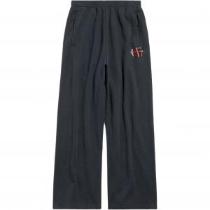 Брюки с эластичной талией Balenciaga, черный