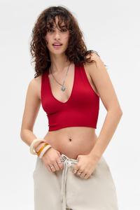 Топ BDG Urban Outfitters JOSIE V, Red