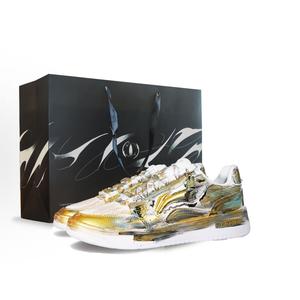 Acer Truncatum нескользящие амортизаторы с устойчивостью к истиранию низкие кроссовки для скейтбординга мужские LINING, золотой белый