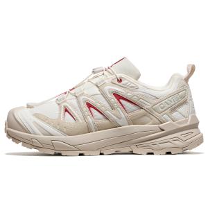 CAMEL Куньлуньские горные трекинговые кроссовки женские с амортизацией и захватом 3.0 низкие бело-красные, цвет White/Red