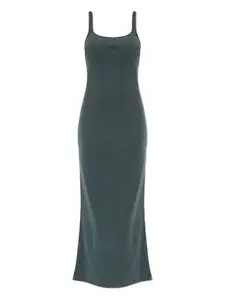 Платье миди Sasunna с разрезом по бокам SAMSOE SAMSOE, синий