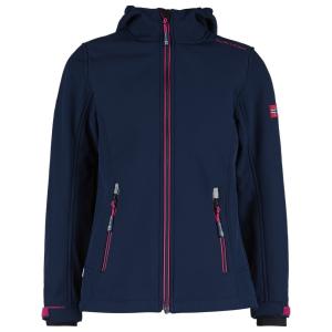 Куртка из софтшелла Trollkids Girl's Trollfjord, цвет Navy/Magenta