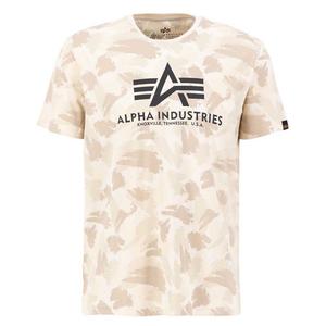 Футболка Alpha Industries Basic Camo, бежевый