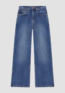 s.Oliver Джинсы с широкими штанинами в синем цвете