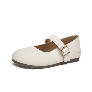 GEMEIQ Туфли Мэри Джейн женские бежевые, абрикосовые