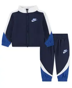 Детский комплект для мальчиков из 2 предметов: куртка с длинными рукавами и брюки Propus Color Blocked Nike, синий