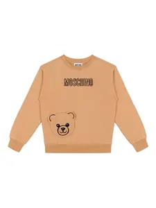 Толстовка с принтом Moschino Kids, нейтральный