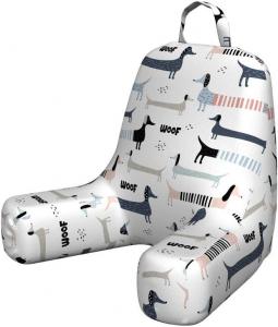 Наволочка для подушки для чтения Lunarable с изображением щенков, забавный рисунок таксы, милые питомцы, друзья-собачки немецкой породы, мягкая набивная наволочка для кровати, маленький размер, разноцветная., Multicolor