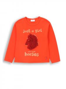 Толстовка Coccodrillo T-Shirt mit langen Ärmeln, красный