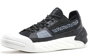 Мужские кроссовки для скейтбординга Liu, низкие, черные/белые Peak