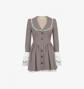 Атласное мини-платье Эммелиетт House Of Cb, коричневый