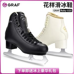 GRAF Коньки для фигурного катания Graff U10, черные, размер 40