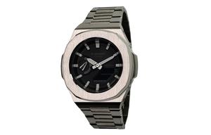 CASIO Retrofit Series Electronic Movement Stainless Steel Strap Watch Men's Watches Black Dial