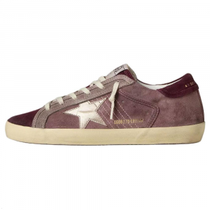 Golden Goose Super Star Low top Skateboard Shoes Women's Light Purple