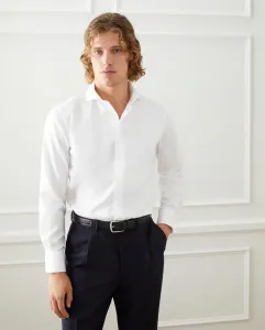 Мужская рубашка прямого кроя, не требующая глажки Emidio Tucci, белый