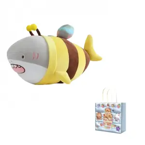 Плюшевая игрушка Shark Bee Homophonic Joke Dolls высота 25cm/38cm/48cm/60cm LALABABY