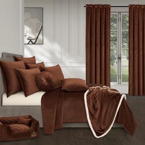 Комплект одеял Five Queens Court Toulhouse из 3 предметов с накидками, оранжевый