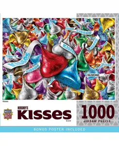 Шедевры Hershey's Kisses - пазл из 1000 деталей для взрослых Masterpieces Puzzles, multicolor