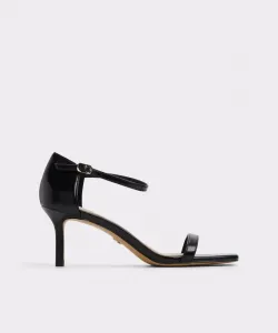 Женские босоножки на квадратном носке на каблуке Aldo, чёрный