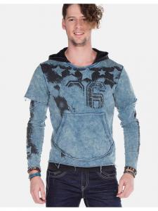 Толстовка Cipo & Baxx Sweatshirts, цвет indigo