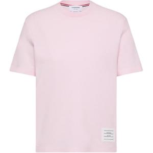 Футболка с коротким рукавом Four bar THOM BROWNE, розовый