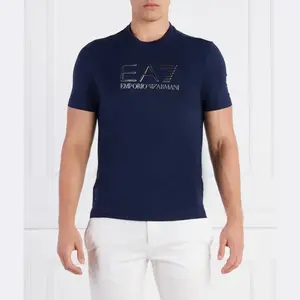 Футболка стандартного кроя Ea7, синий