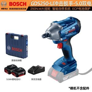 Шуруповерт Bosch GDS250-Li + два аккумулятора 5.0Ah, зарядное устройство