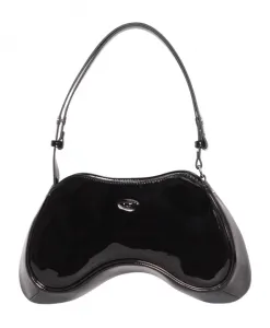 Блестящая сумка через плечо Play Diesel, черный