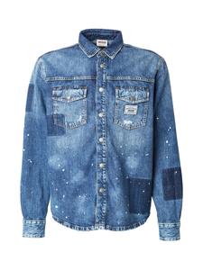 Рубашка на пуговицах Comfort fit GUESS Originals, Blue Denim