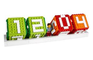 Классический набор строительных блоков настольный календарь пластиковые строительные блоки 278 деталей 40172 LEGO